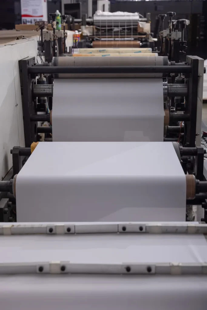 thermal paper converting line for POS receipt roll production