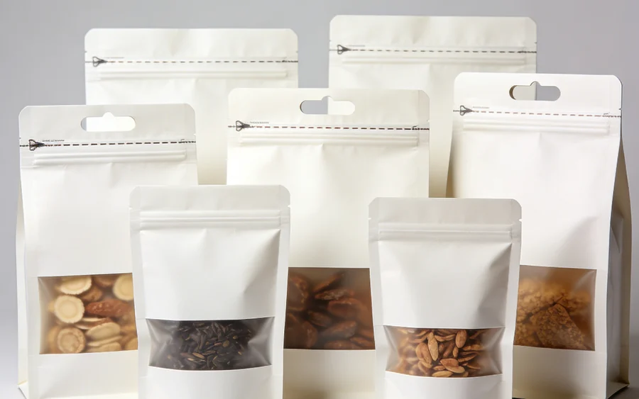 stand up pouch packaging for coffee snacks supplements and refill packs