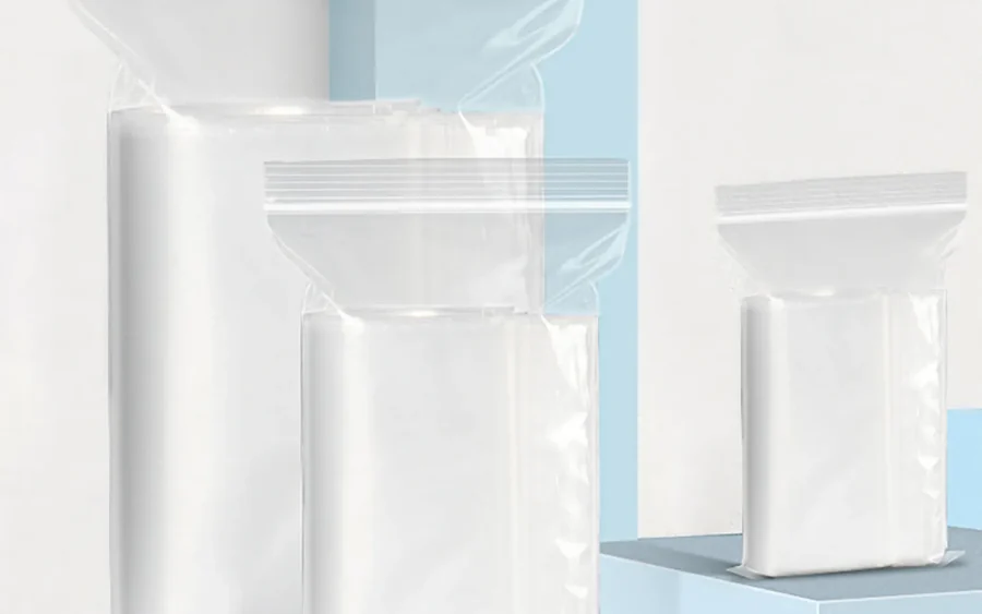 zipper pouch packaging with resealable closure