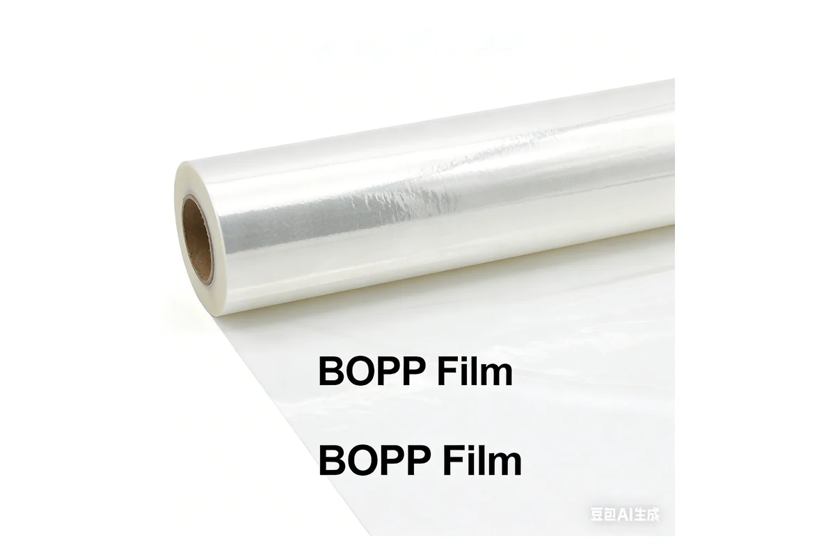 BOPP film roll for BOPP vs PET flexible packaging comparison