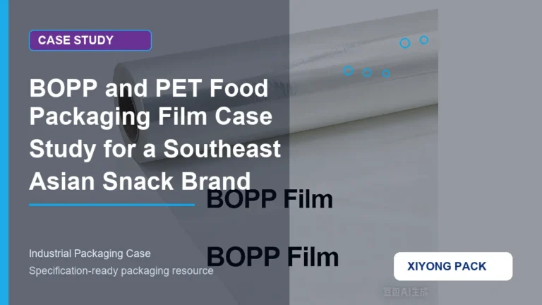 BOPP and PET Food Packaging Film Case Study for a Southeast Asian Snack Brand