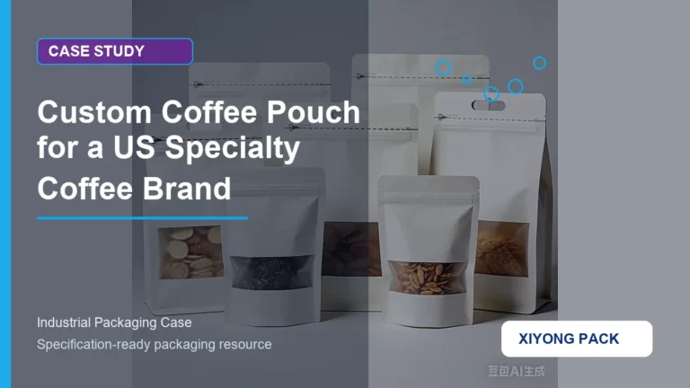 Custom Coffee Pouch for a US Specialty Coffee Brand
