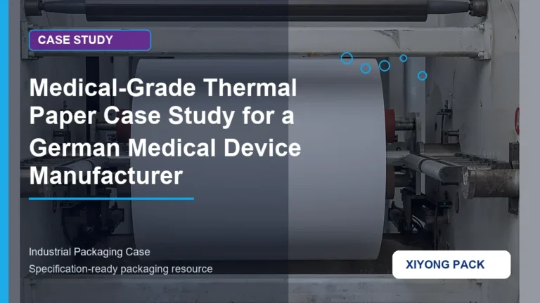 Medical-Grade Thermal Paper Case Study for a German Medical Device Manufacturer