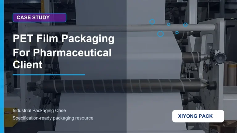 PET Film Packaging For Pharmaceutical Client