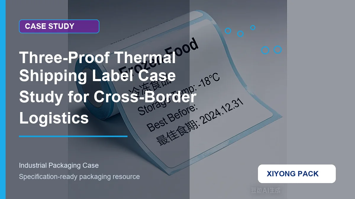 three-proof thermal shipping labels for logistics buyer review