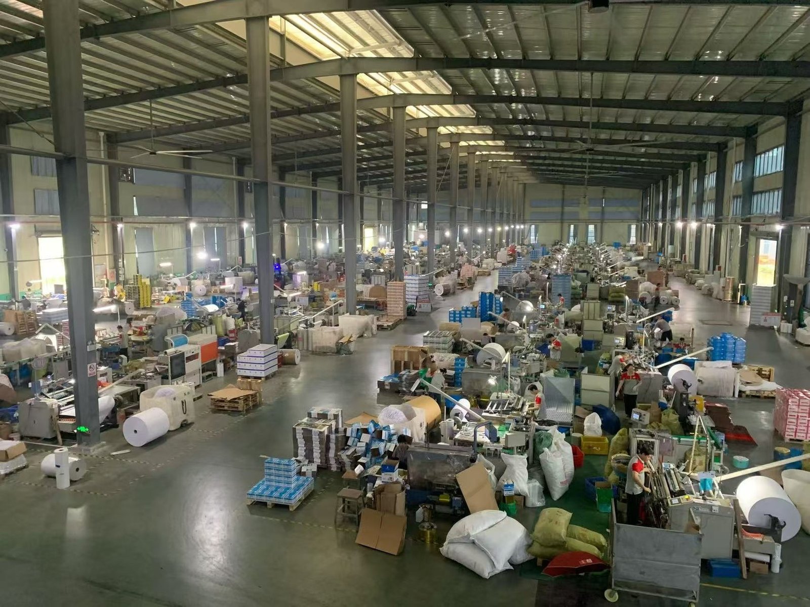 XIYONG PACK factory workshop with packaging production lines