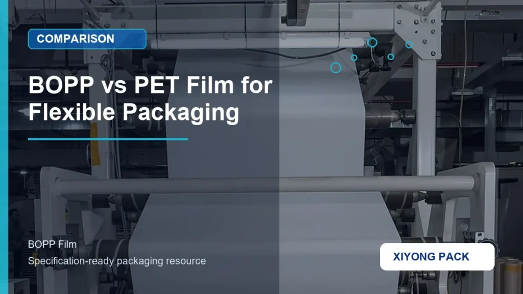 BOPP vs PET Film for Flexible Packaging for bopp film buyers