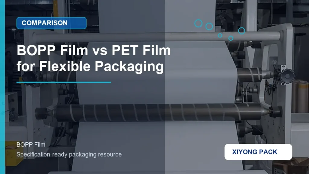 BOPP Film vs PET Film for Flexible Packaging for bopp film buyers