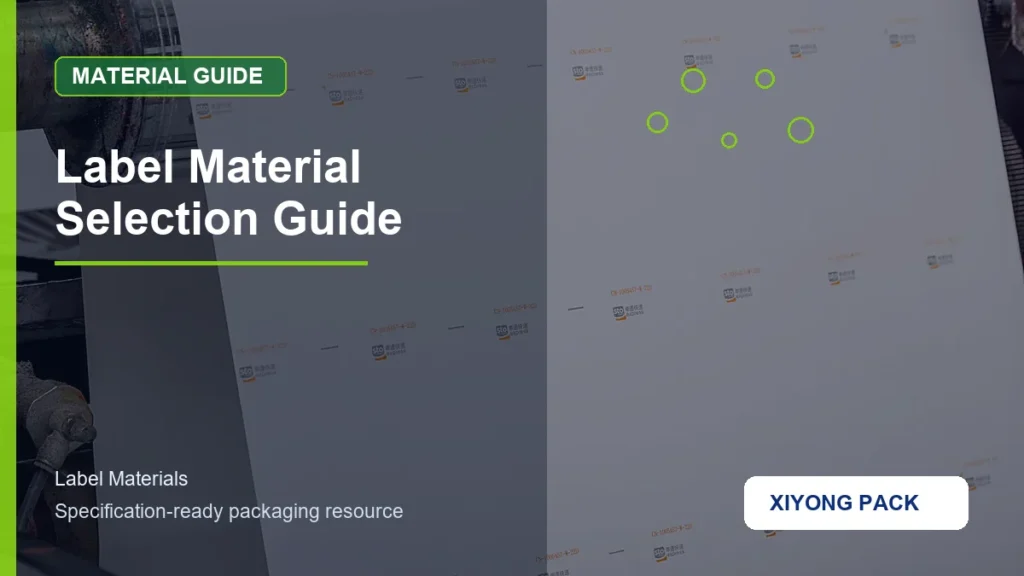 Label Material Selection Guide for label materials buyers