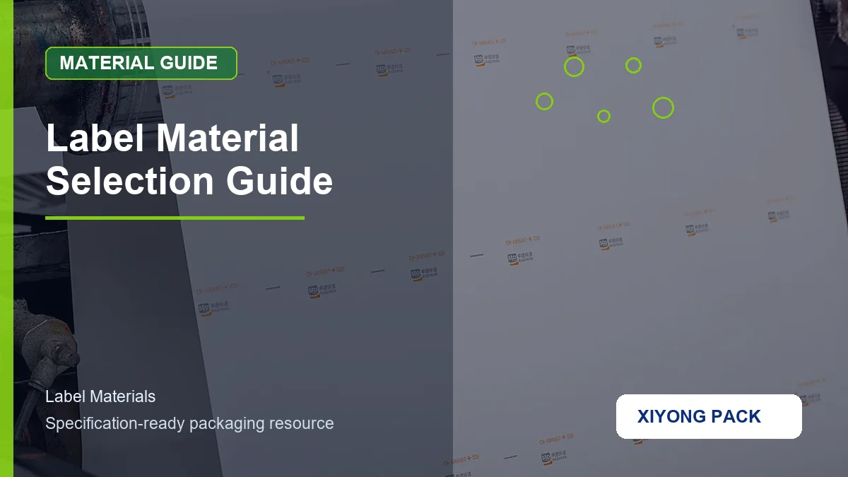 Label Material Guide Label Material Selection Guide - xiyongpack.com
