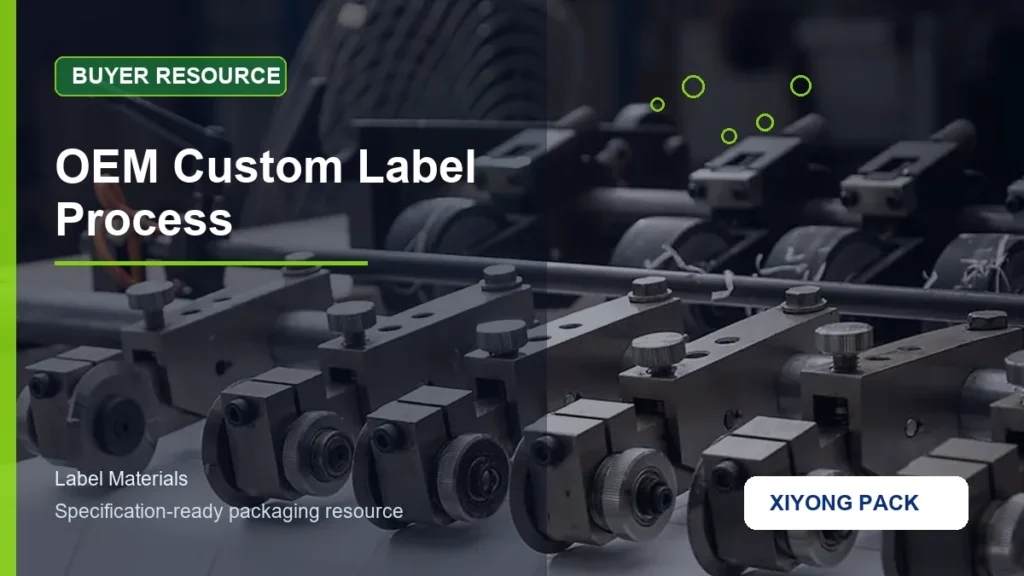 OEM Custom Label Process for label materials buyers