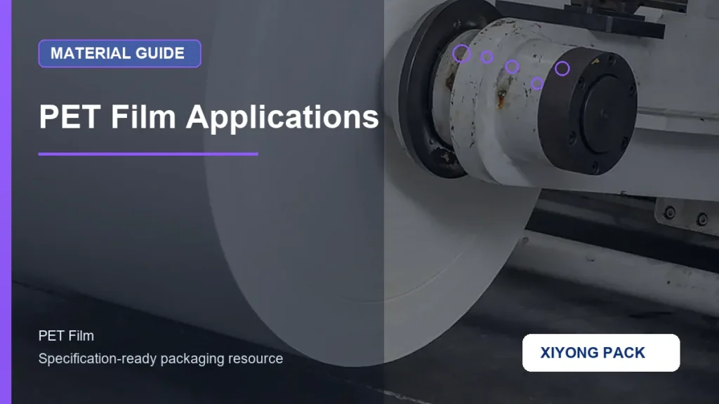 PET Film Applications for pet film buyers