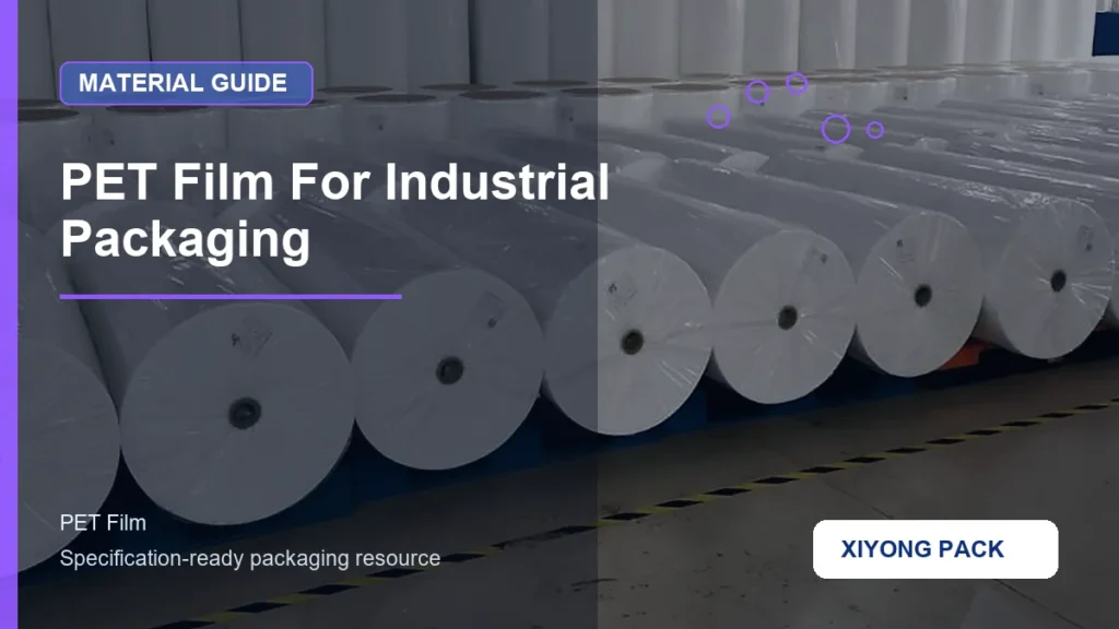 PET Film For Industrial Packaging for pet film buyers
