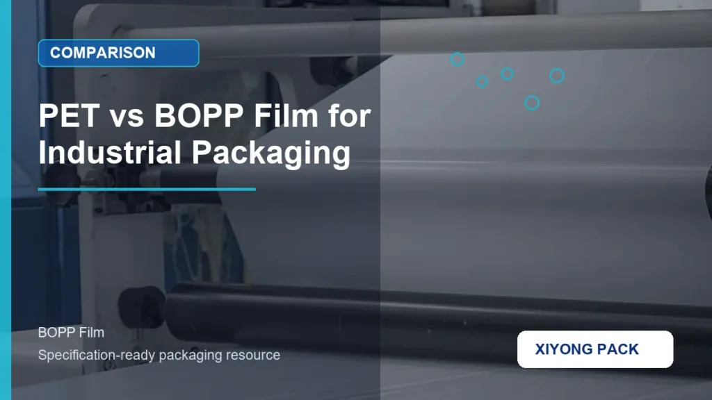 PET vs BOPP Film for Industrial Packaging for bopp film buyers