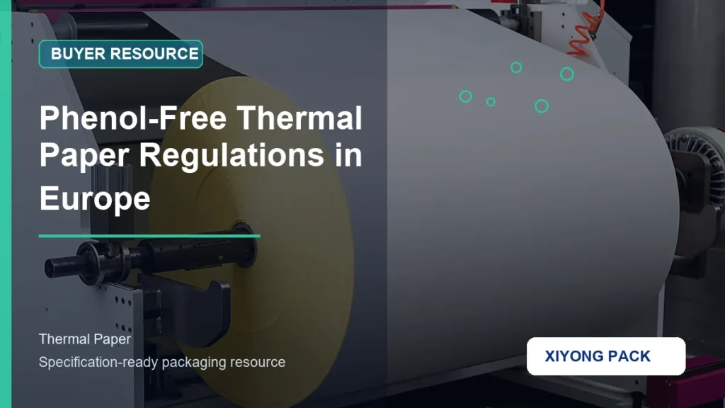 Phenol-Free Thermal Paper Regulations in Europe for thermal paper buyers