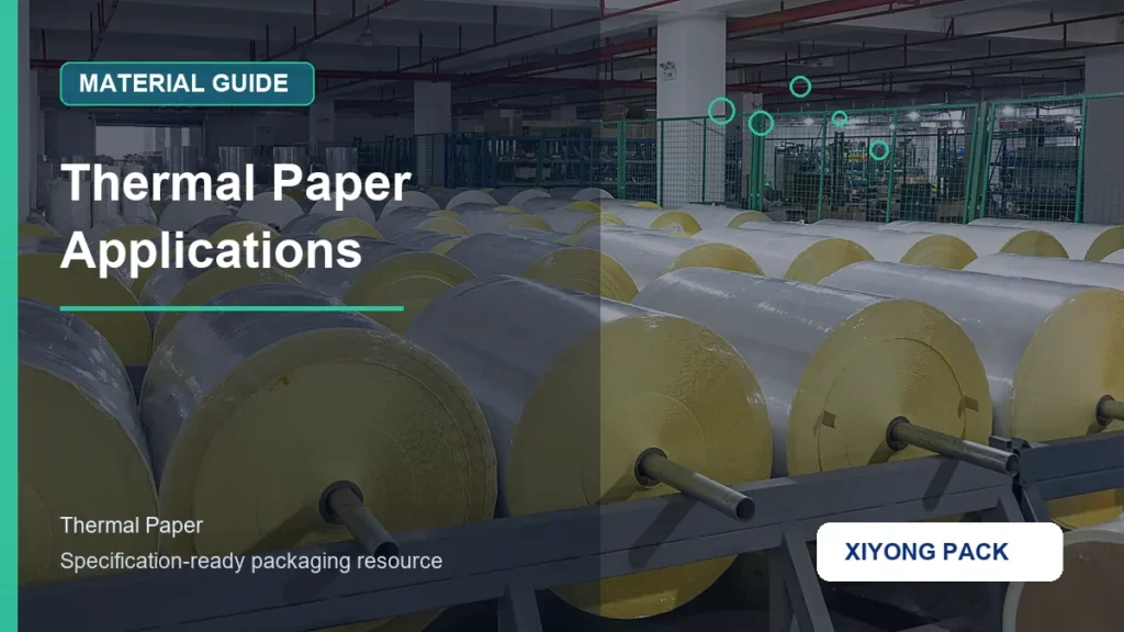 Thermal Paper Applications for thermal paper buyers