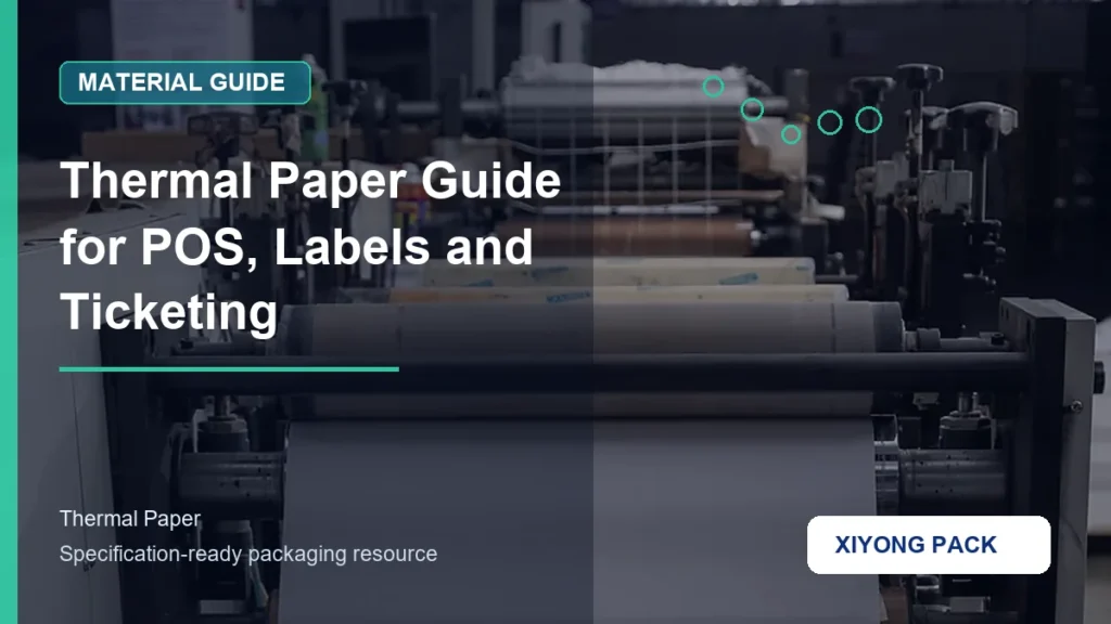 Thermal Paper Guide for POS, Labels and Ticketing for thermal paper buyers