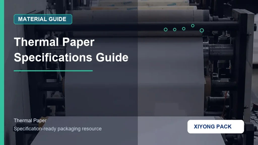 Thermal Paper Specifications Guide for thermal paper buyers