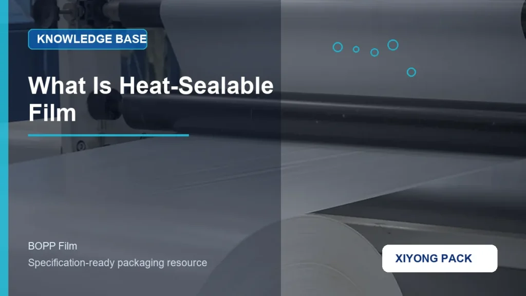 What Is Heat-Sealable Film for bopp film buyers