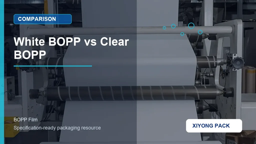 White BOPP vs Clear BOPP for bopp film buyers