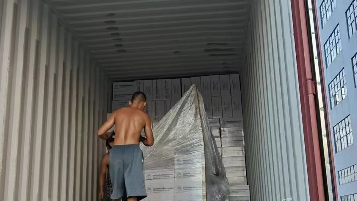 container loading for export packaging orders