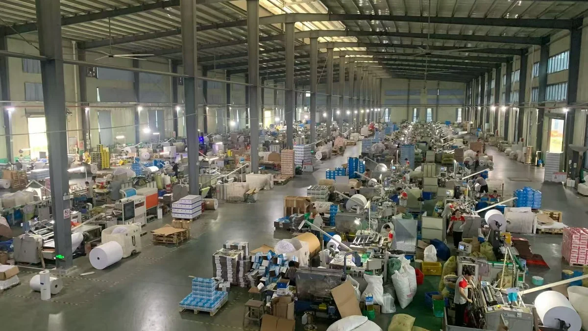 XIYONG PACK production workshop for industrial packaging projects