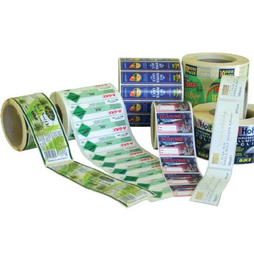 Self-adhesive labels produced for durable product identification, branding, and compliance across multiple packaging formats.