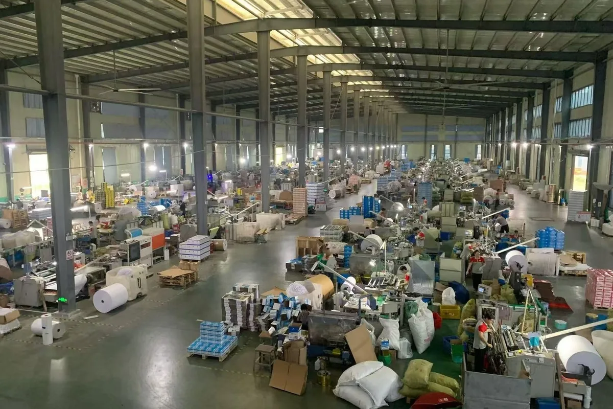 XIYONG PACK packaging workshop with production lines
