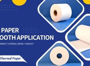 Thermal paper rolls and label stock for transaction, logistics, ticketing, and retail weighing applications.